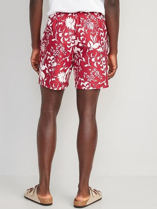 Printed Swim Trunks --7-inch inseam Product Image