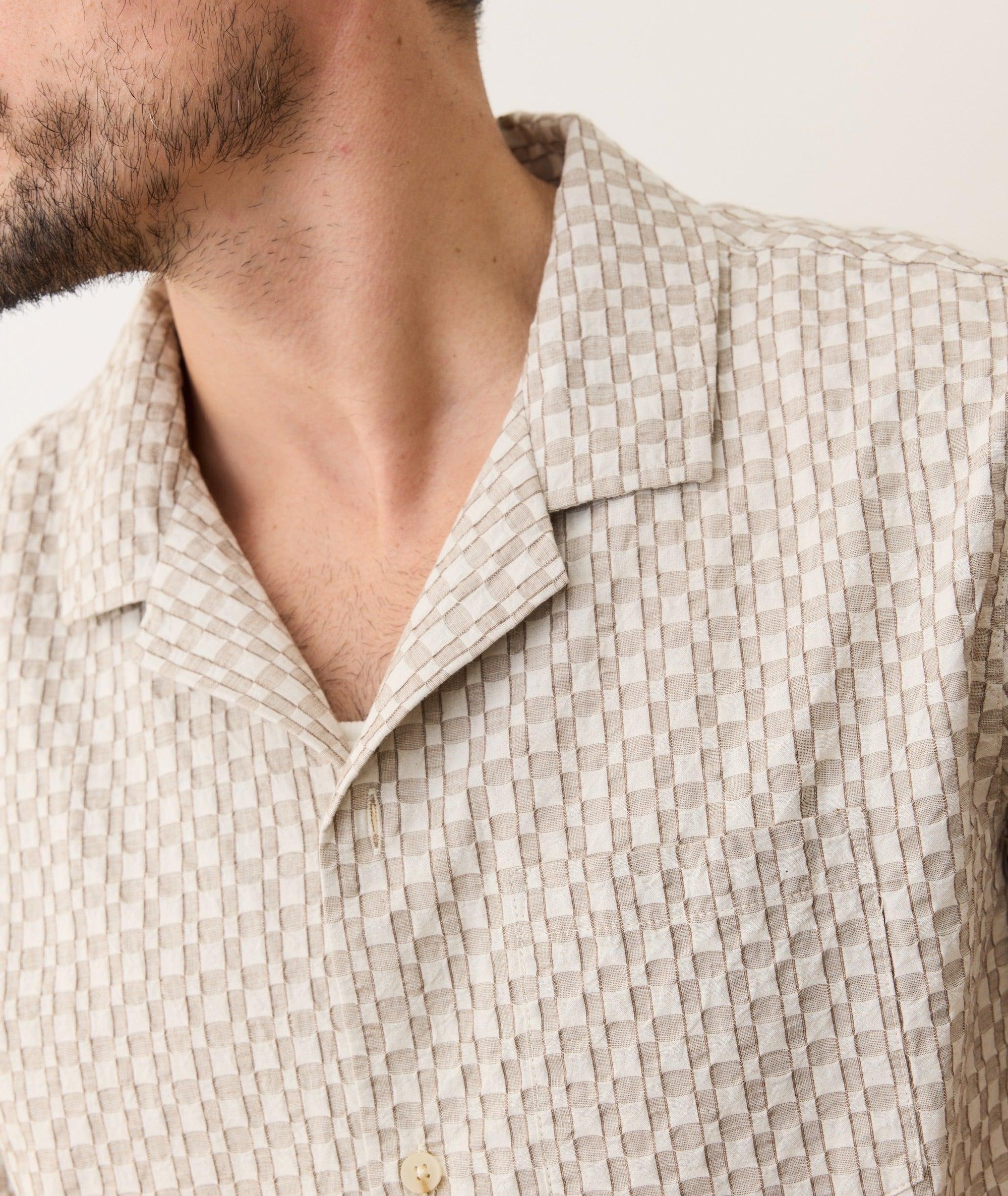 Landon Checkered Resort Shirt Product Image