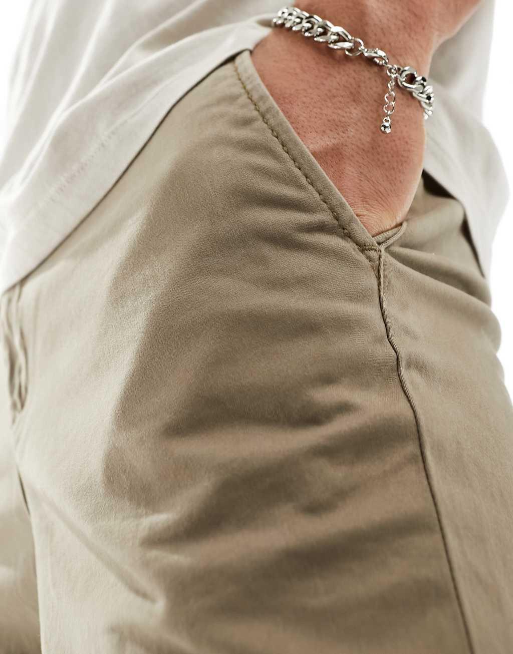 Jack & Jones Intelligence slim fit chino in beige   Product Image