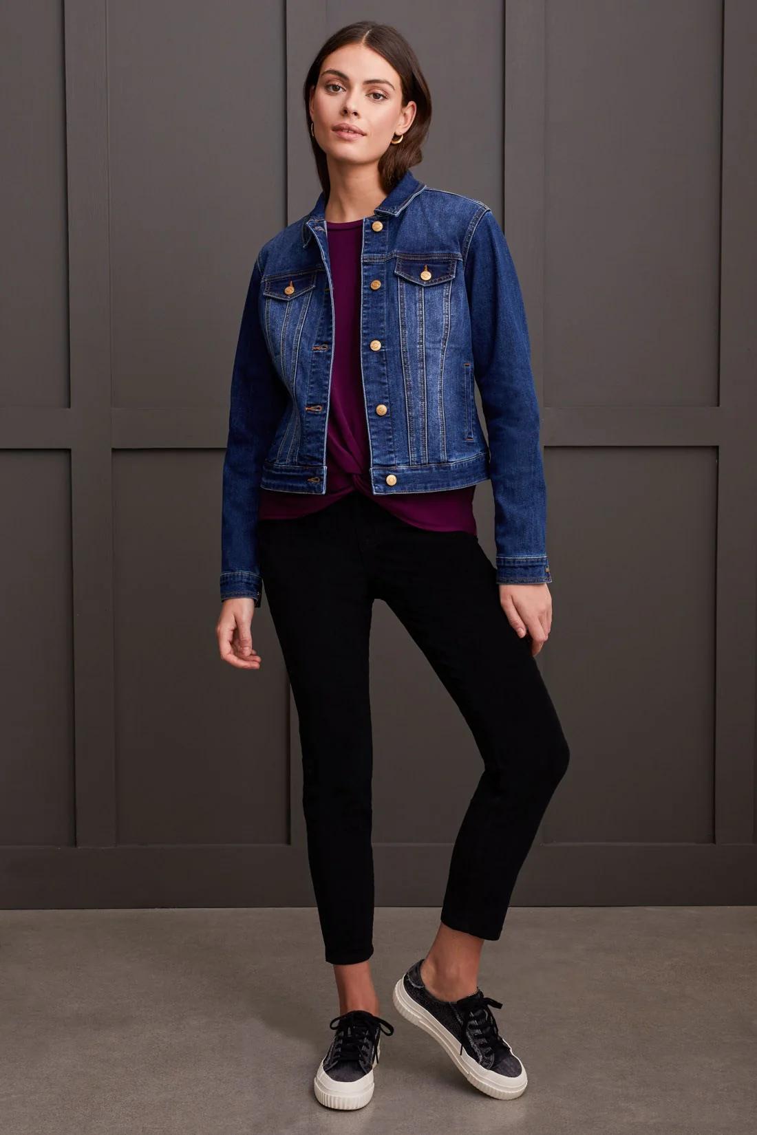 CLASSIC DENIM JACKET WITH POCKETS Product Image