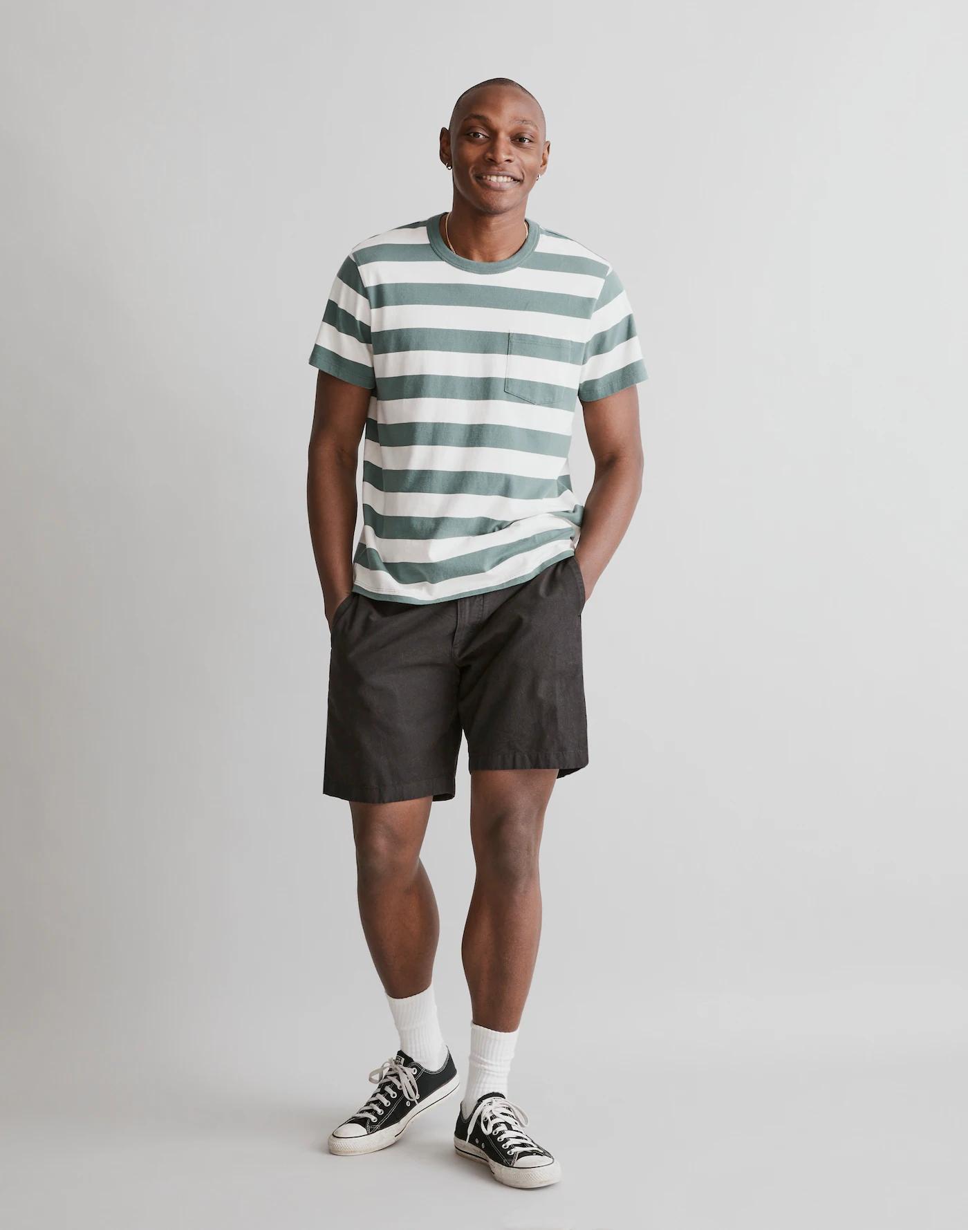 Hemp-Cotton-Blend Oversized Shorts Product Image