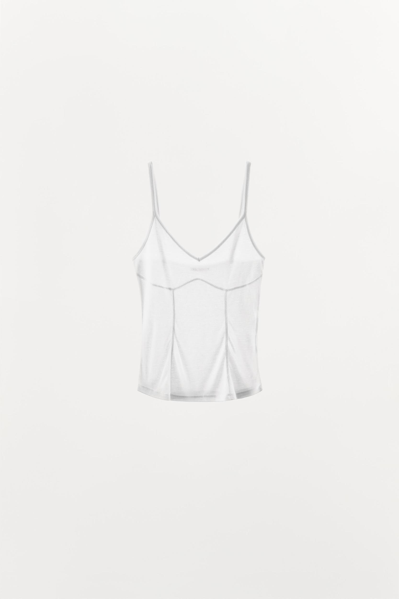 STRAPPY TOP WITH SEAMS Product Image