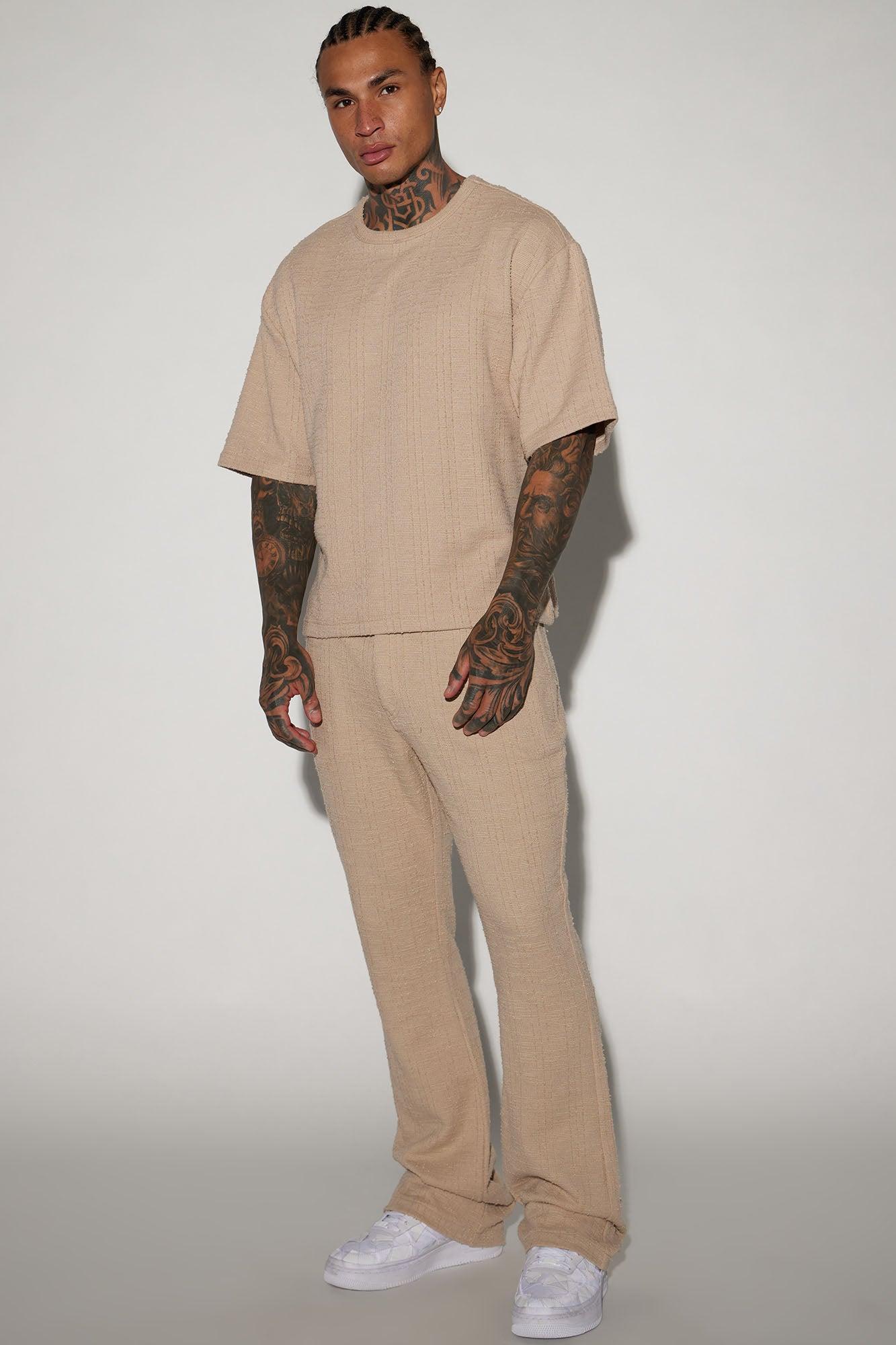 Jordan Textured Short Sleeve Tee - Tan Product Image