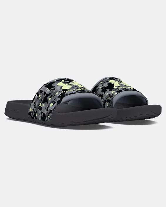 Under Armour Ignite Select Graphic Slides Mens Sandals Grey Product Image