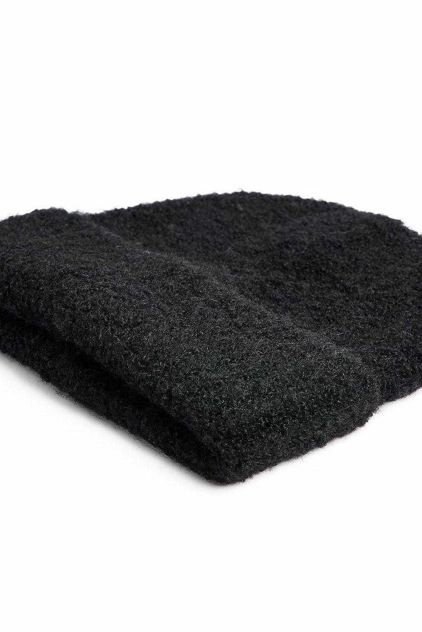Knitted Bouclé Look Beanie Product Image