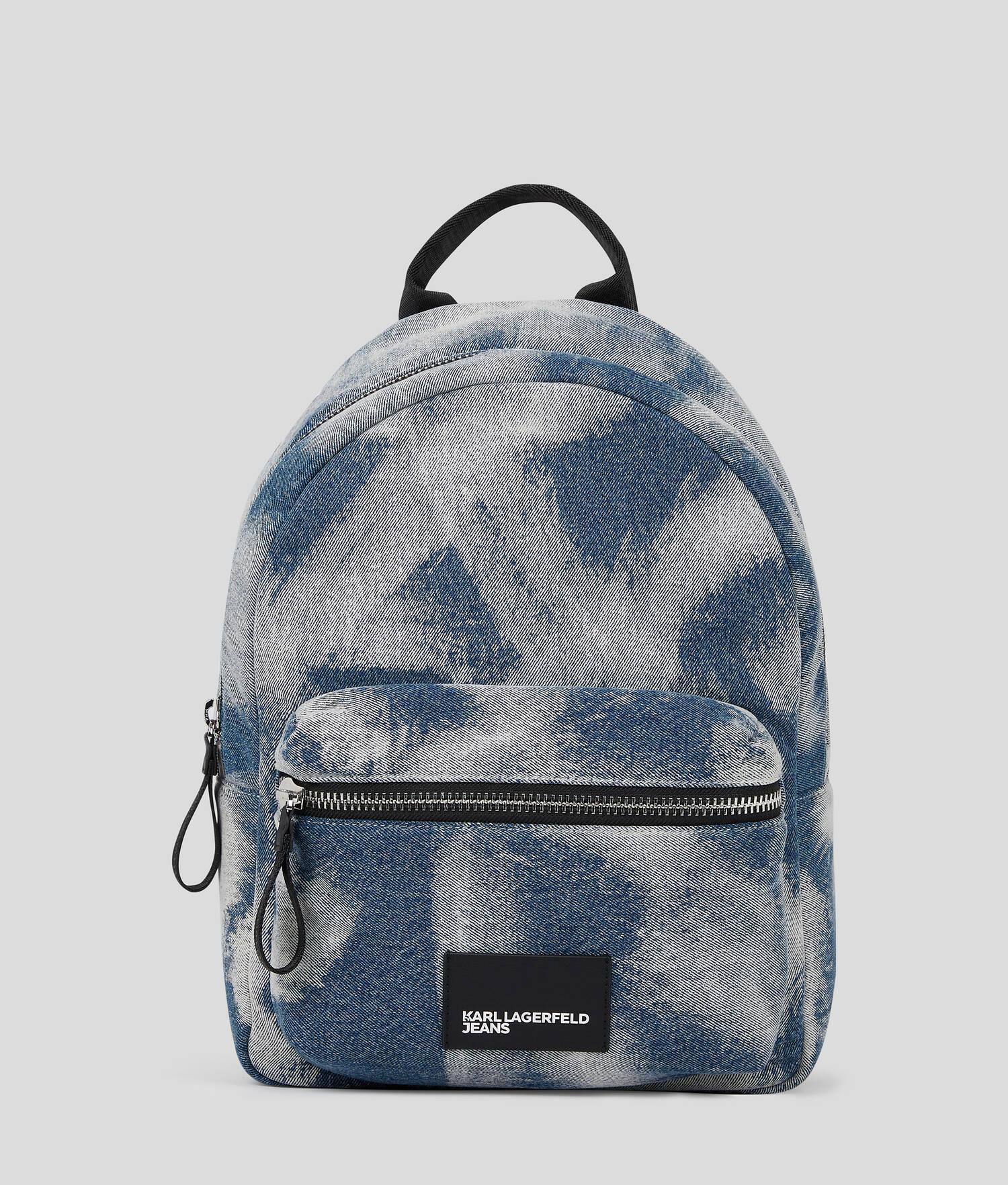 BLEACHED DENIM BACKPACK Product Image