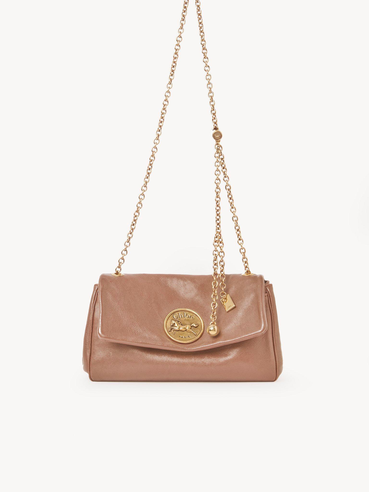 Chloé Heritage shoulder bag in grained leather Product Image