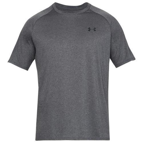 Under Armour Mens Under Armour Tech 2.0 Short Sleeve T-Shirt - Mens Black/Carbon Heather Product Image