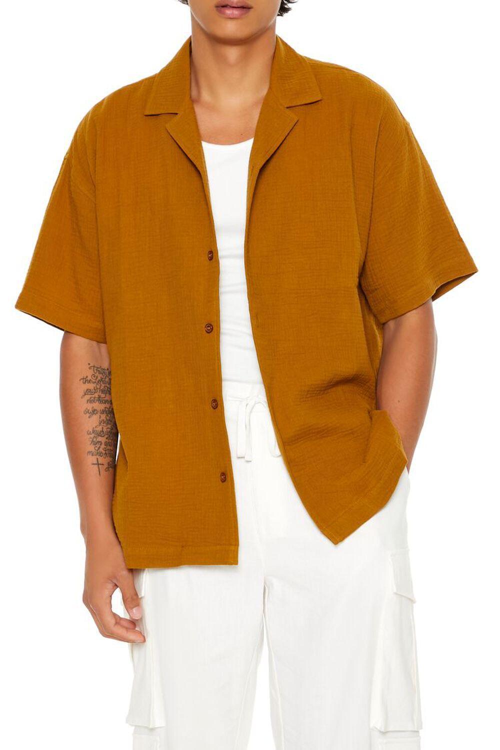 Textured Drop-Sleeve Shirt | Forever 21 Product Image