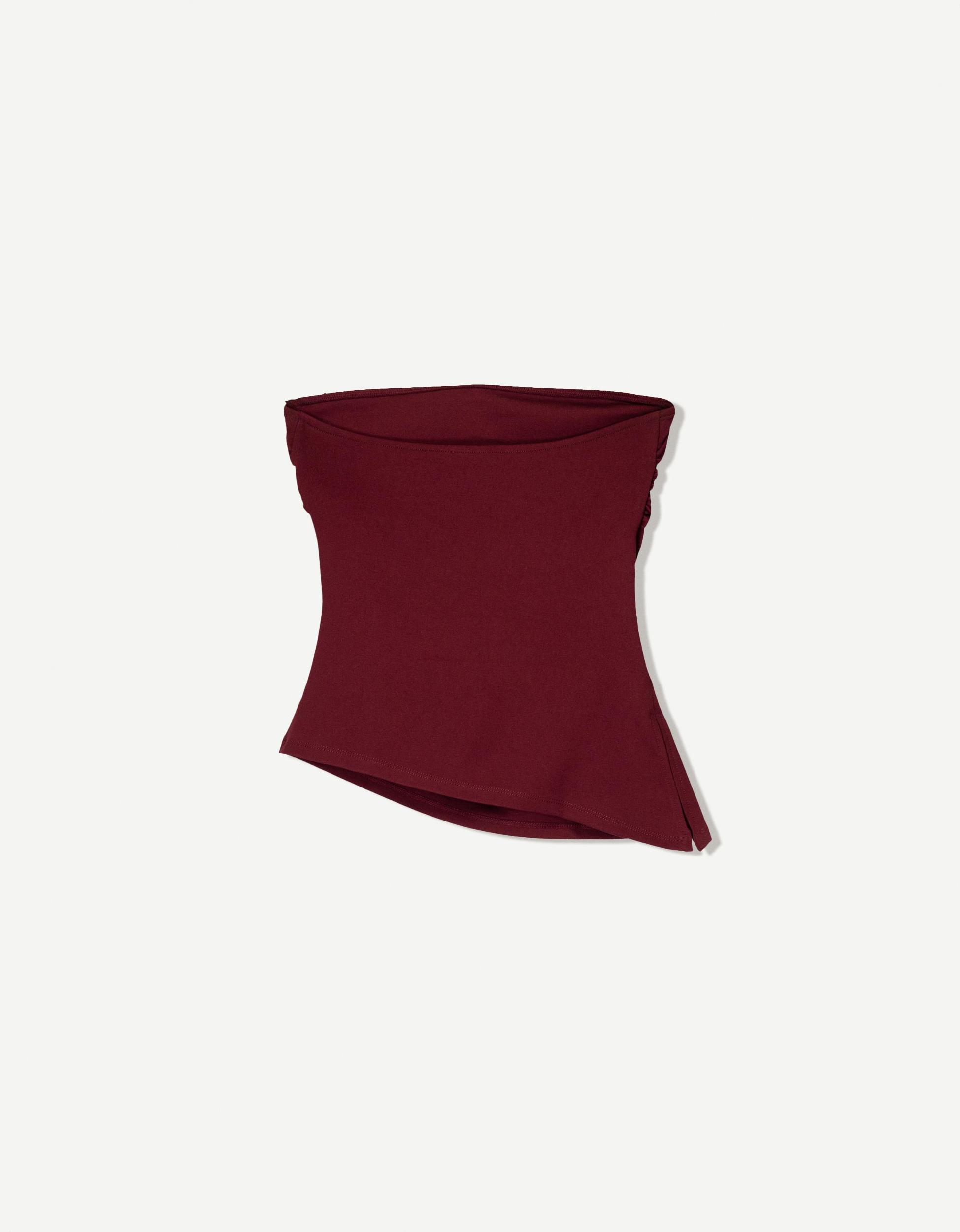 Bandeau top with gathered detail Product Image