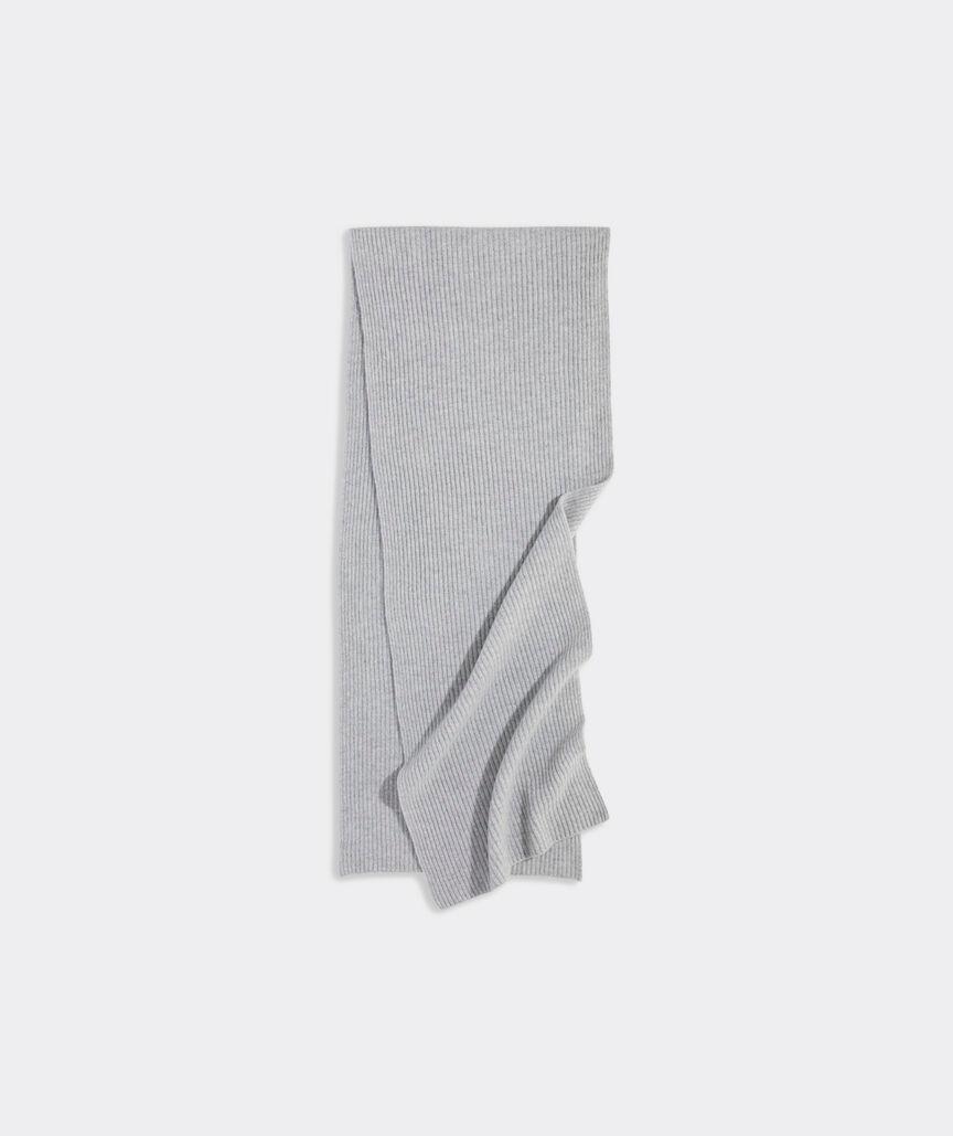 Cashmere Ribbed Scarf Product Image