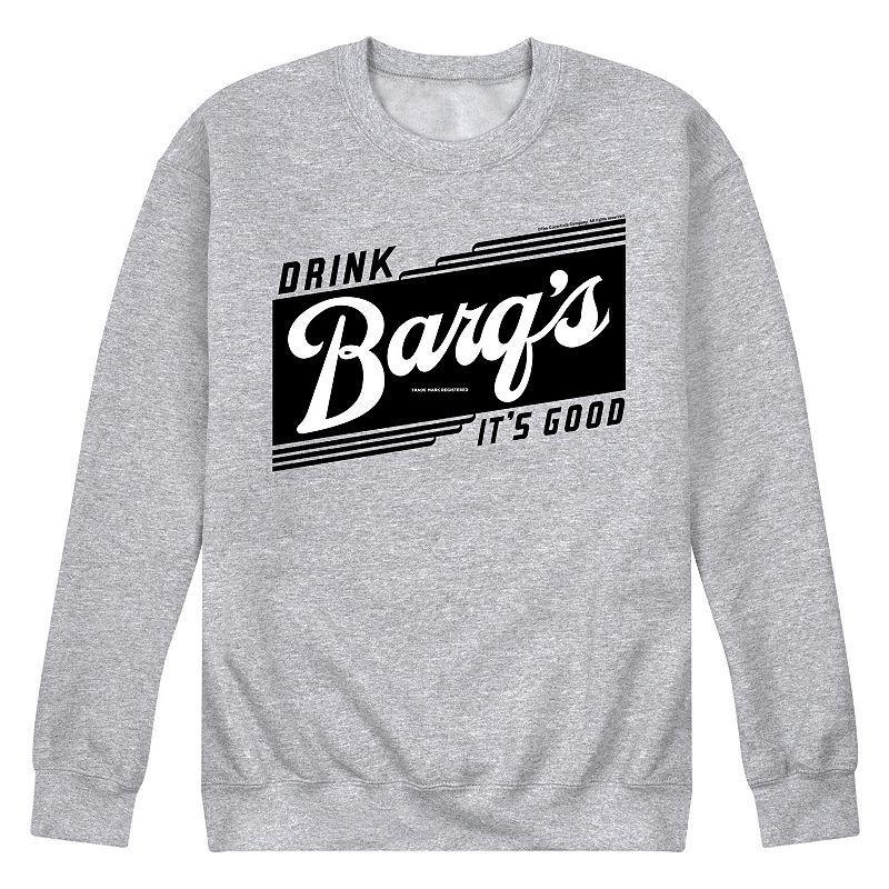 Men's Drink Barq's It's Good Graphic Fleece, Size: Large, Grey Gray Product Image