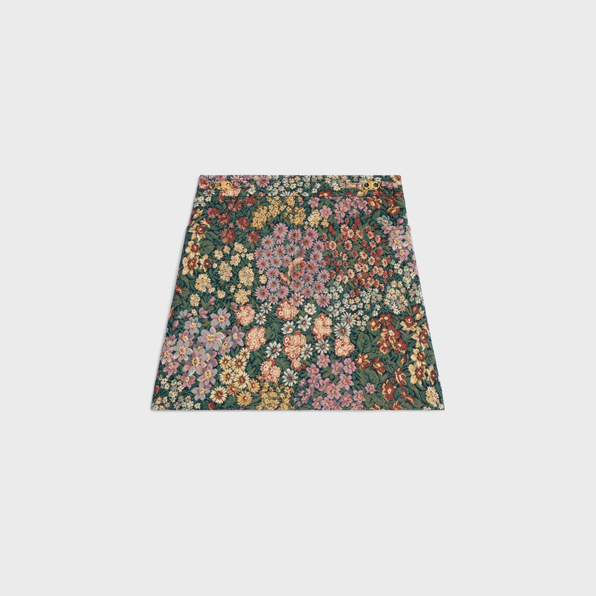 mini skirt IN cotton jacquard Product Image