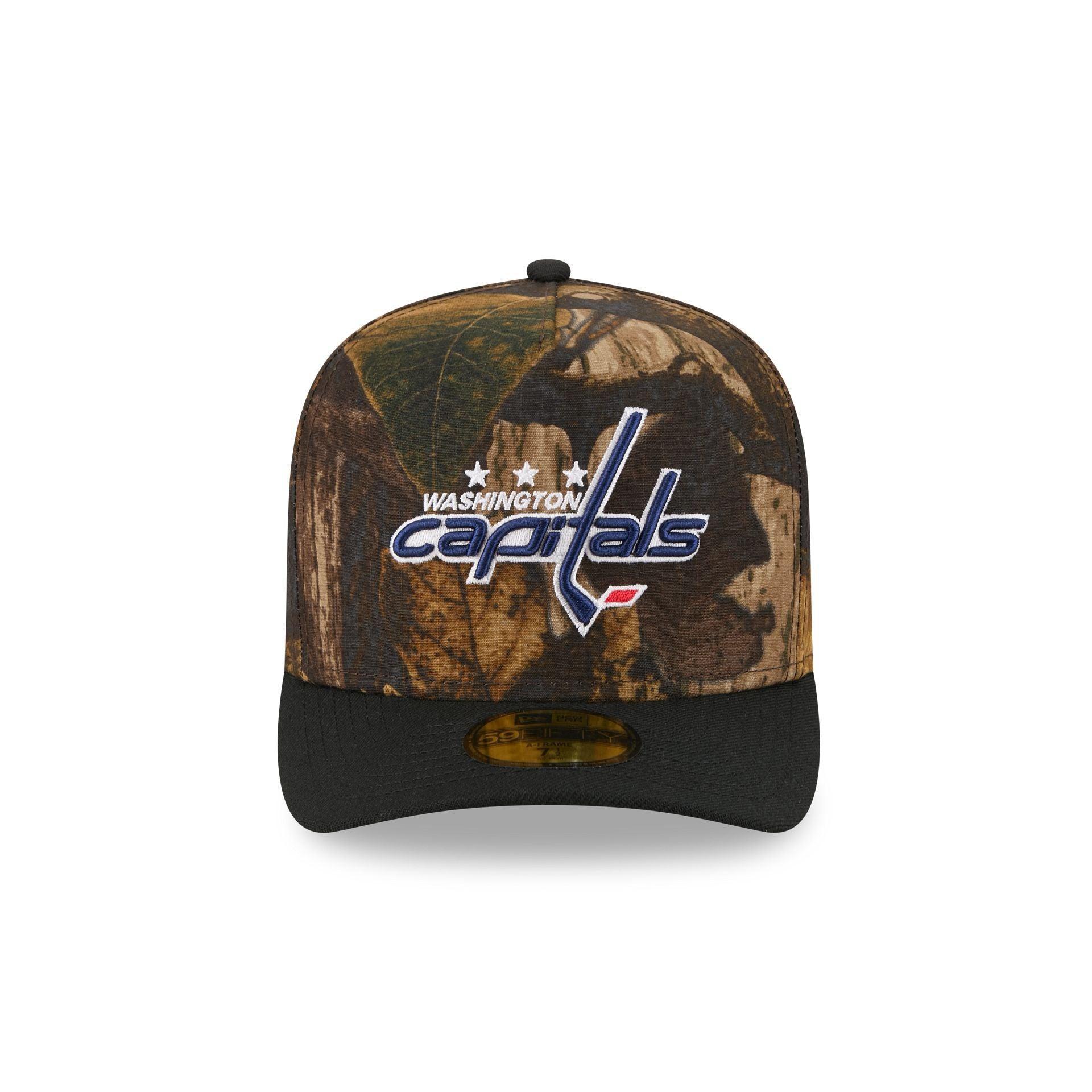 Washington Capitals Ripstop Camo 59FIFTY A-Frame Fitted Hat Male Product Image