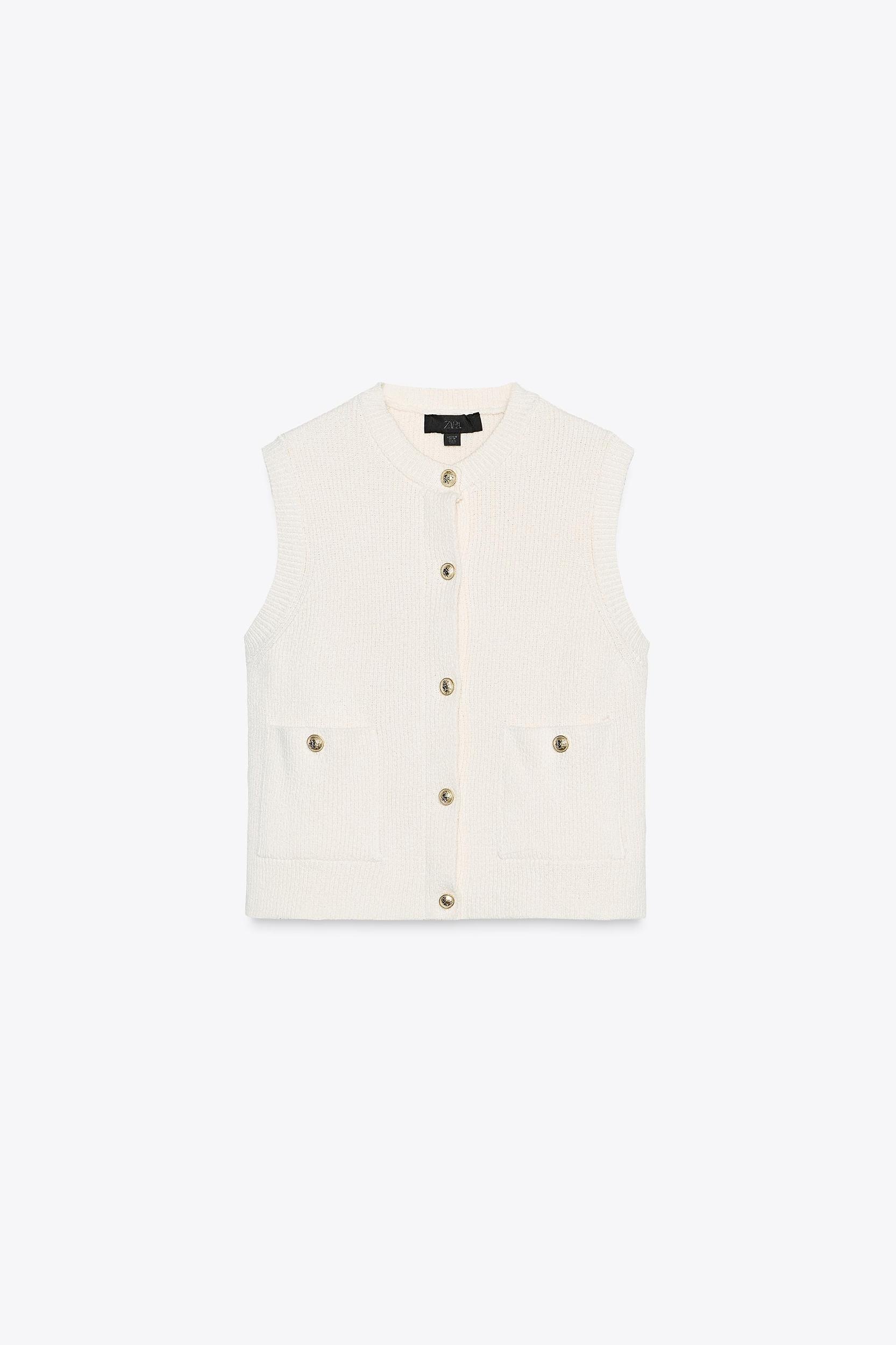 SMOOTH KNIT VEST TOP Product Image