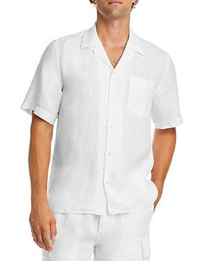 Mens Garment-Dyed Linen Camp Shirt Product Image