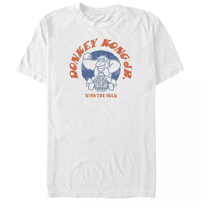 Men's Mario Kart Donkey Kong Jr. Wins The Gold Graphic Tee,  Product Image