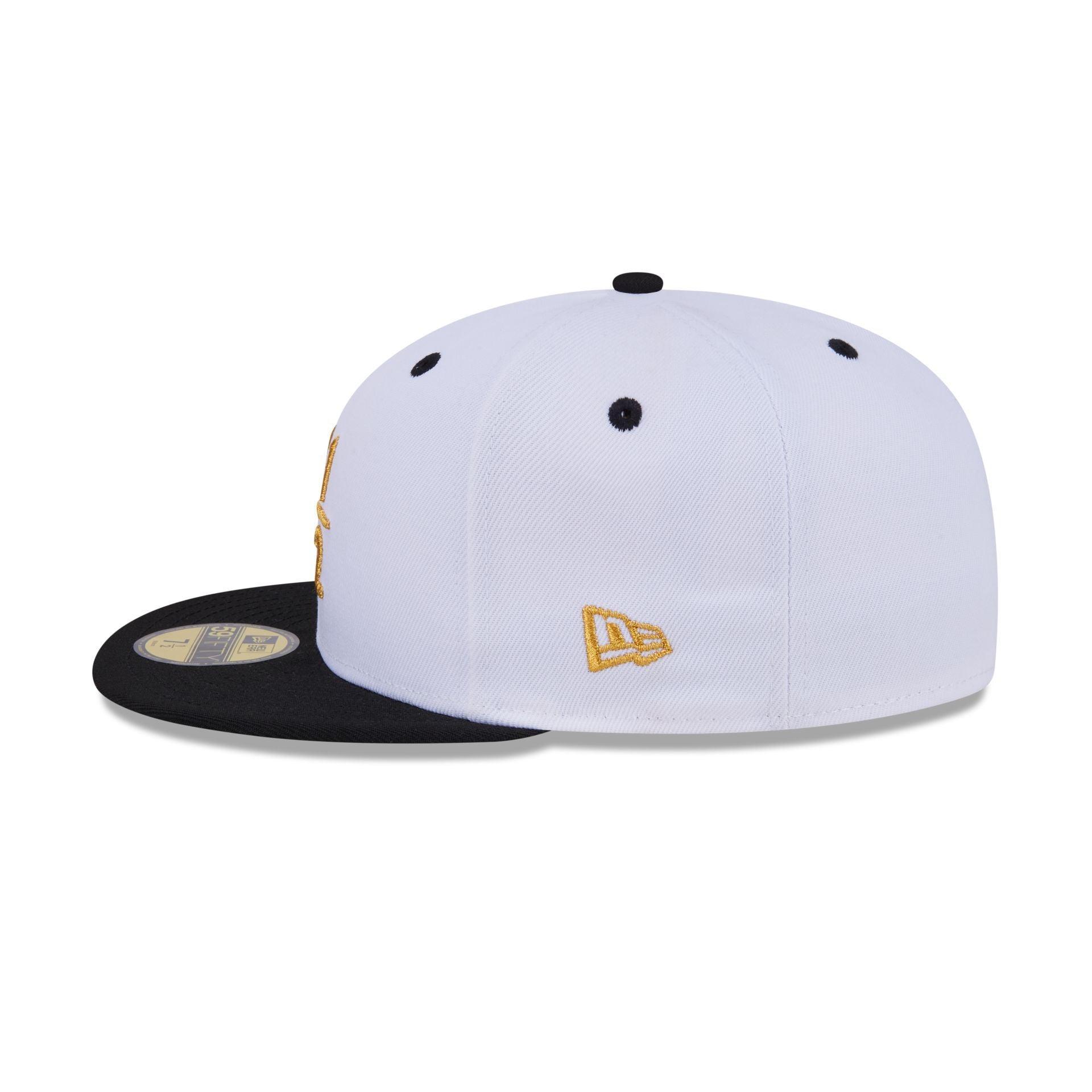 New Era Cap Signature Size 7 1/2 White 59FIFTY Fitted Hat Male Product Image