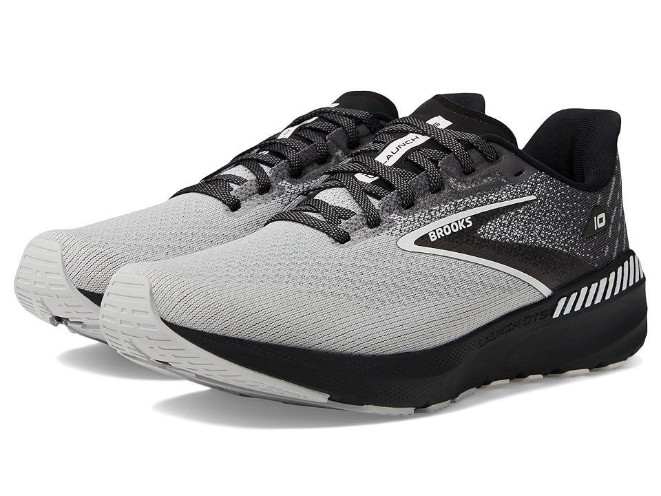 Brooks Launch GTS 10 Blackened Pearl/White) Men's Shoes Product Image