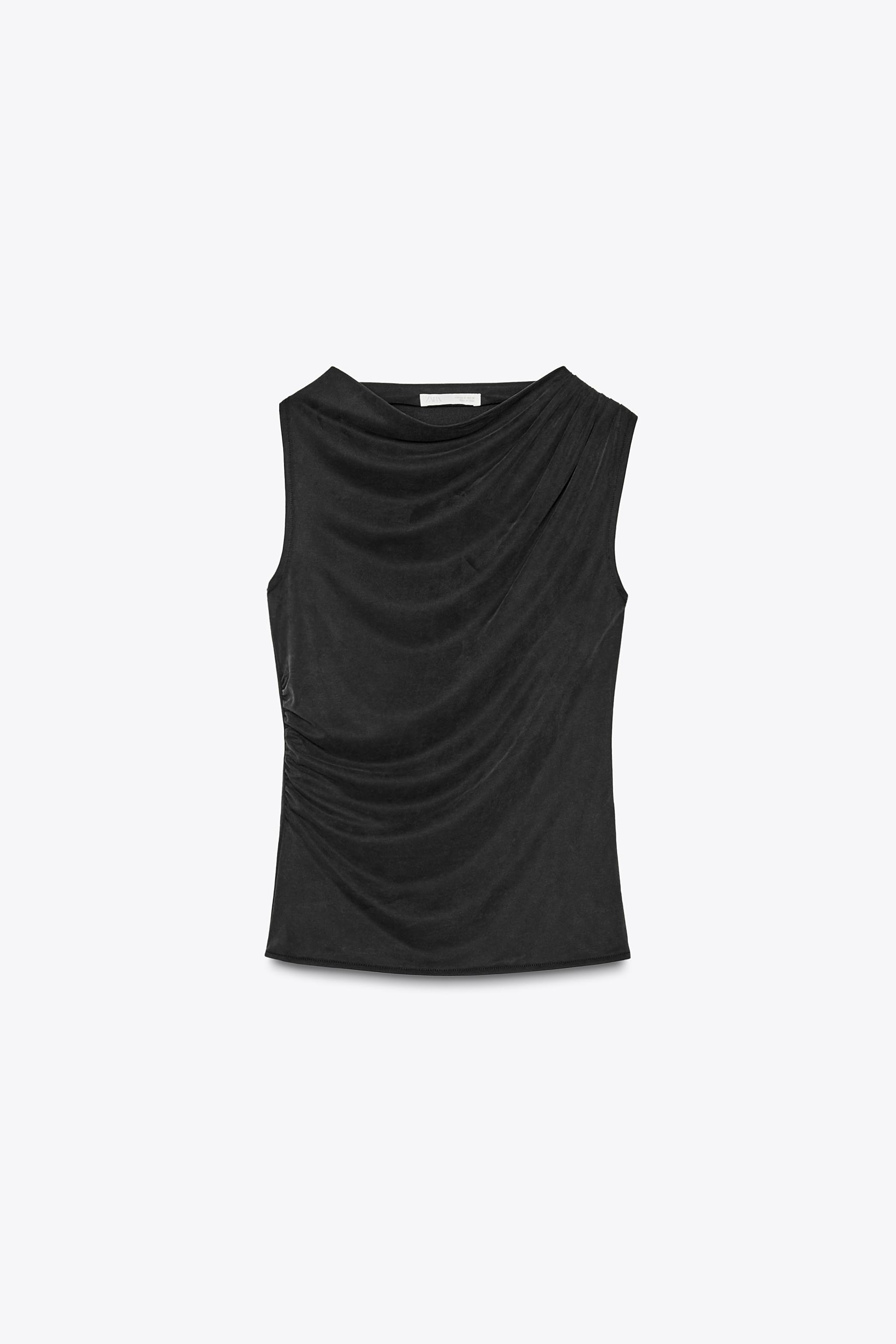 FLOWY RUCHED TOP Product Image