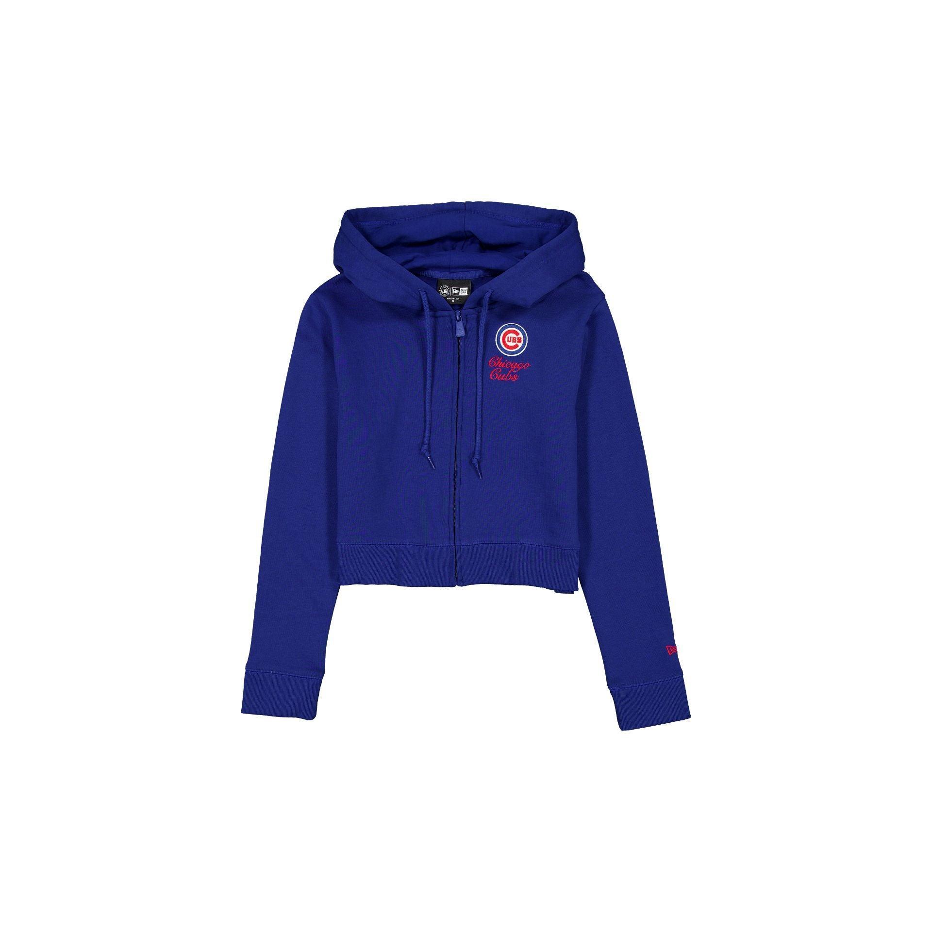 Atlanta Braves Game Day Cropped Women's Zipper Hoodie Female Product Image