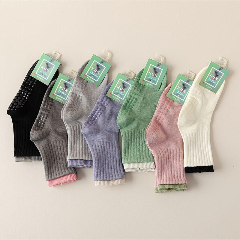 Couple Matching Ribbed Grip Socks Product Image