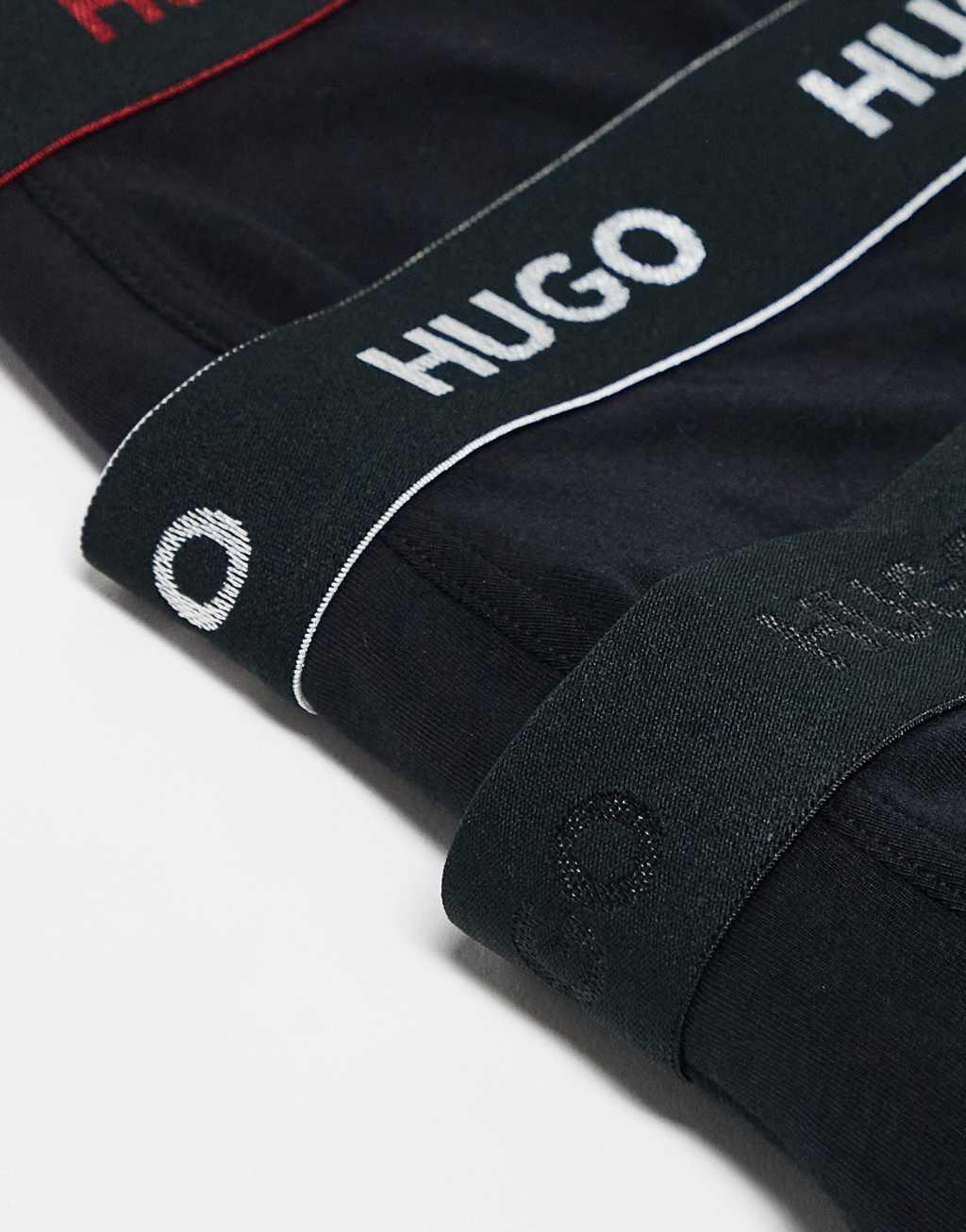 HUGO Bodywear 3-pack boxer briefs in black Product Image