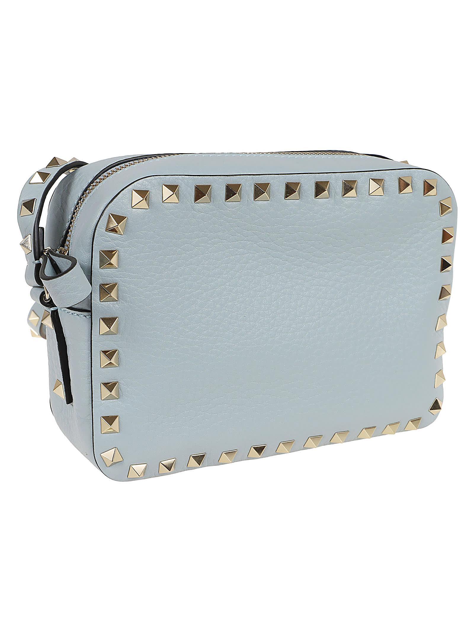 VALENTINO GARAVANI Cross Body Bag Rockstud In Blue Product Image