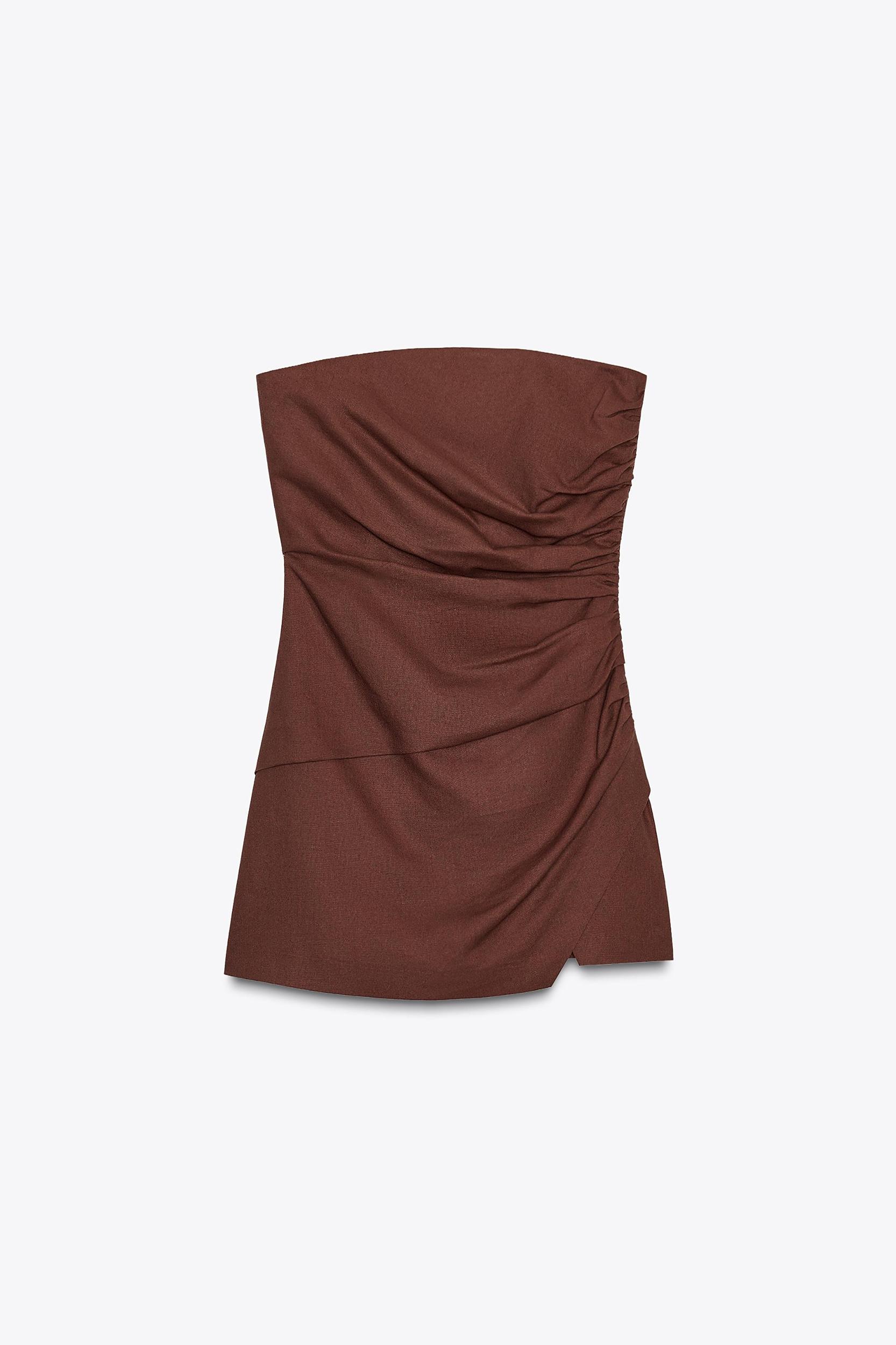 LINEN SHORT JUMPSUIT Product Image