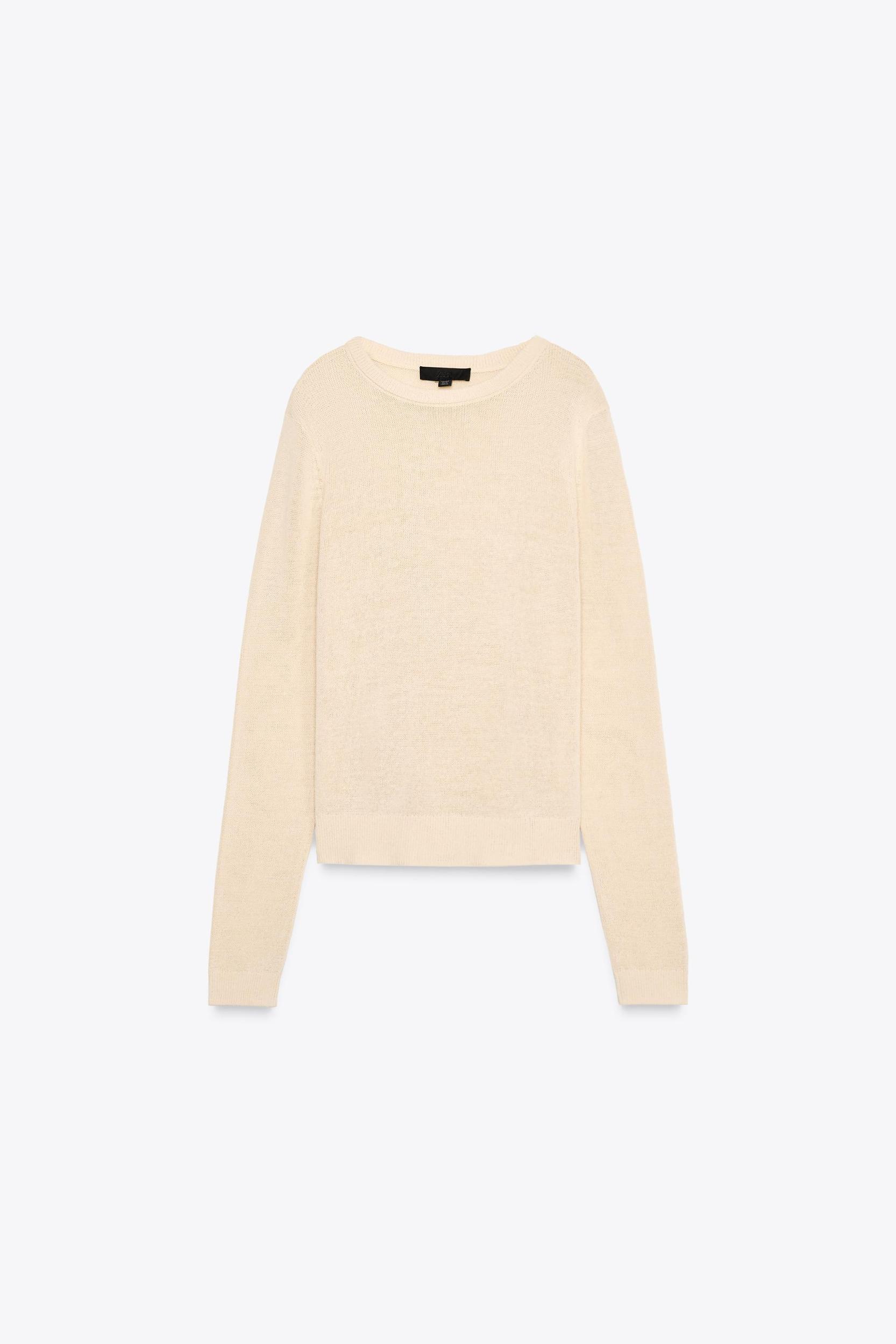 LINEN KNIT RUSTIC SWEATER Product Image