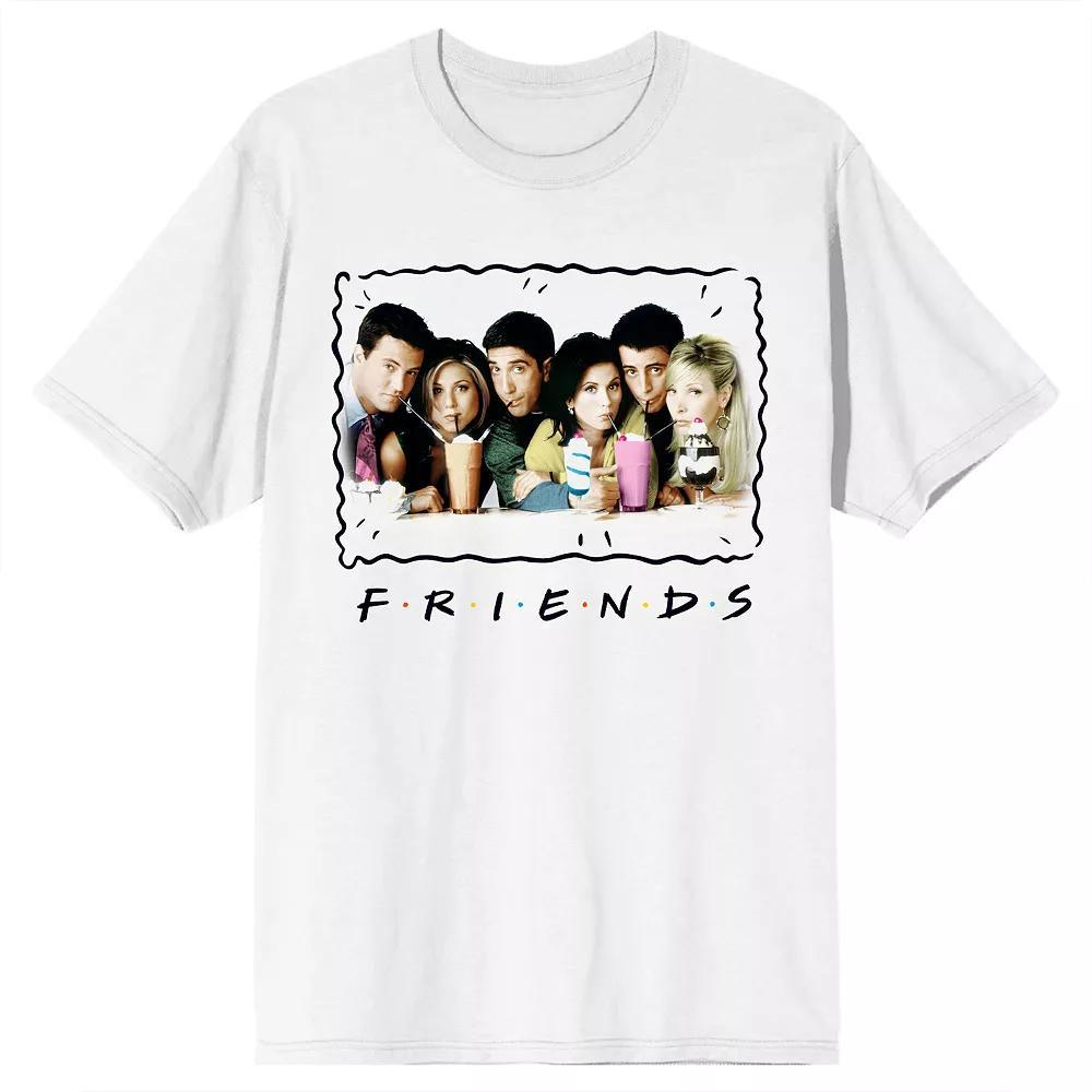 Men's Friends Main Cast Tee, Size: Large, White Product Image