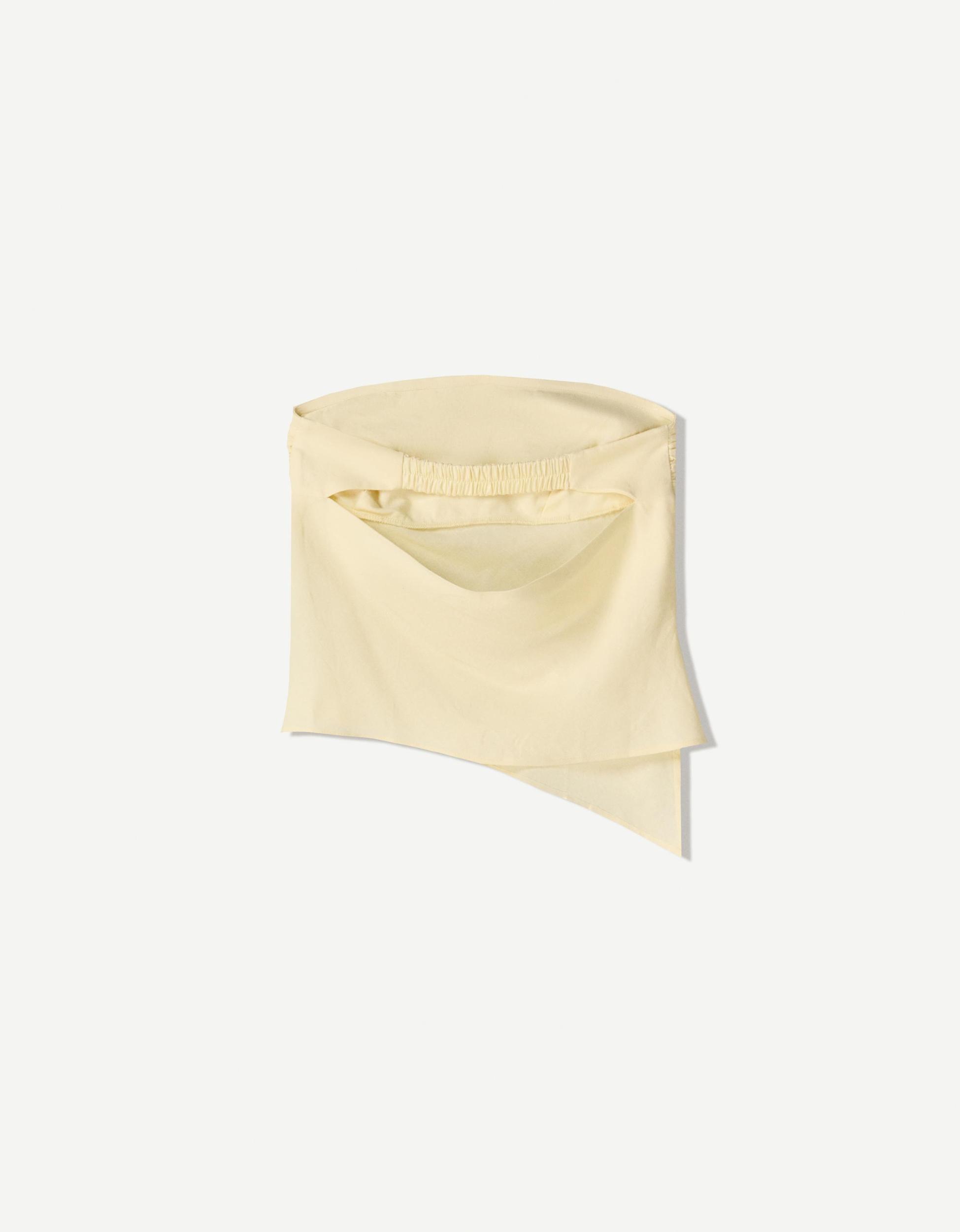Linen blend bandeau top Product Image
