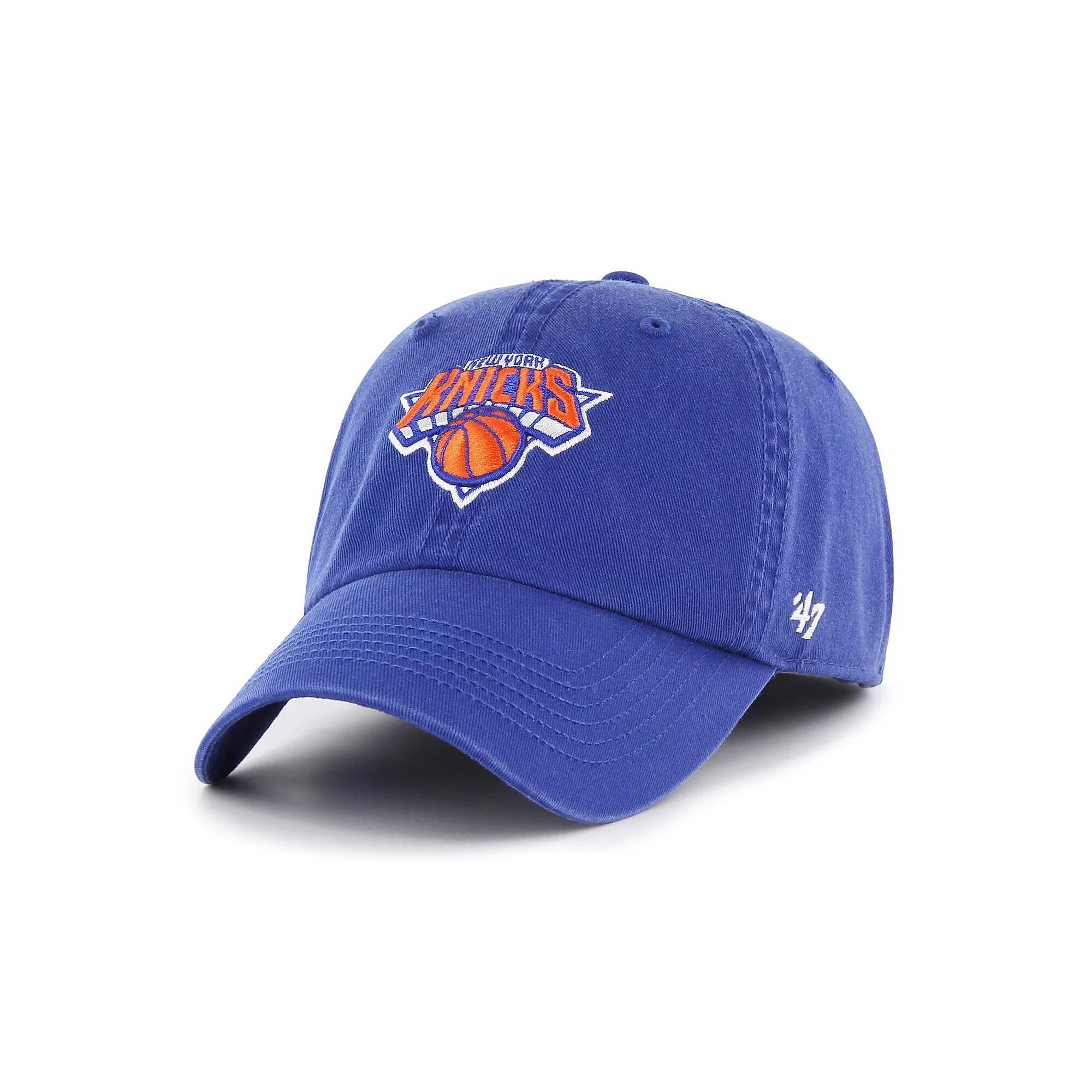 Men's '47 Blue New York Knicks  Classic Franchise Fitted Hat, Size: 2XL Product Image