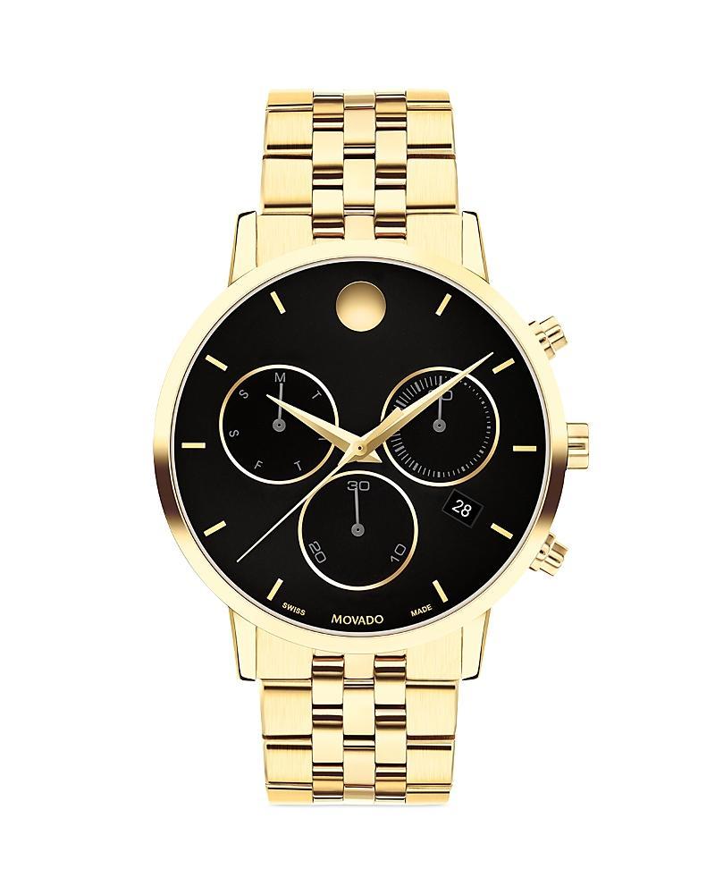 Movado Mens Museum Classic Quartz Chronograph Stainless Steel Bracelet Watch Product Image