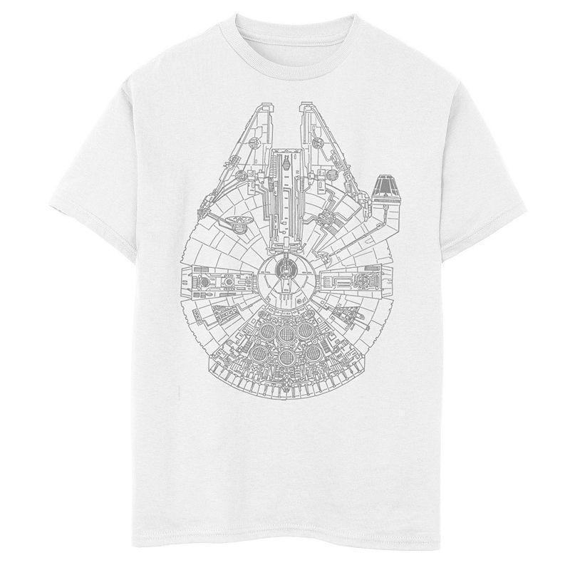 Boys 8-20 Star Wars Millennium Falcon Graphic Tee, Boys Product Image