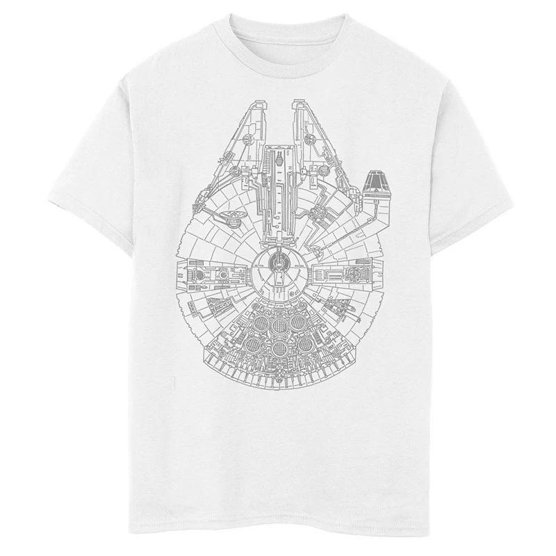 Boys 8-20 Star Wars Millennium Falcon Graphic Tee, Boys Product Image