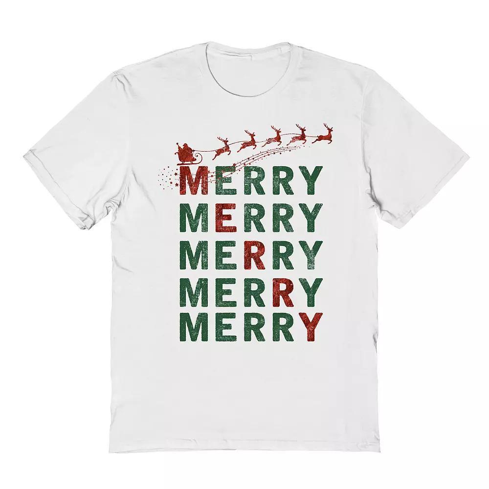 Men's Merry Stack Graphic Tee, Adult Unisex,  Product Image