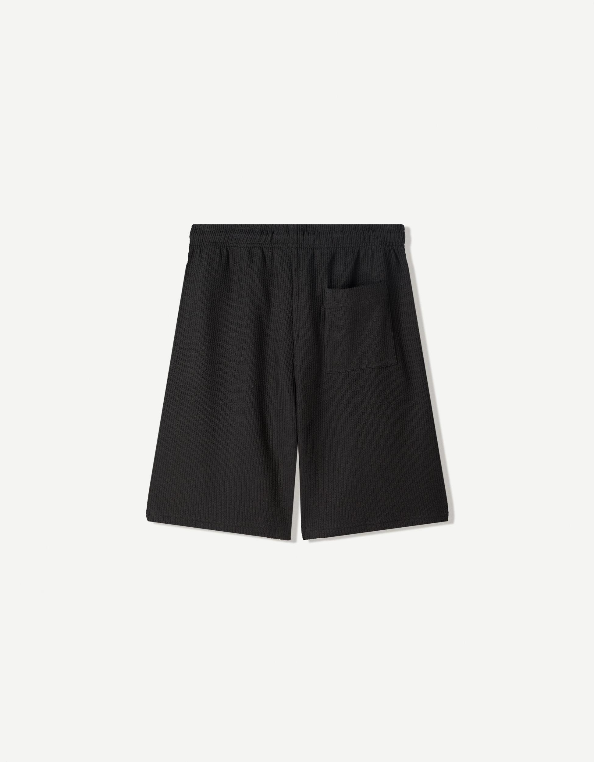 Textured Bermuda shorts Product Image