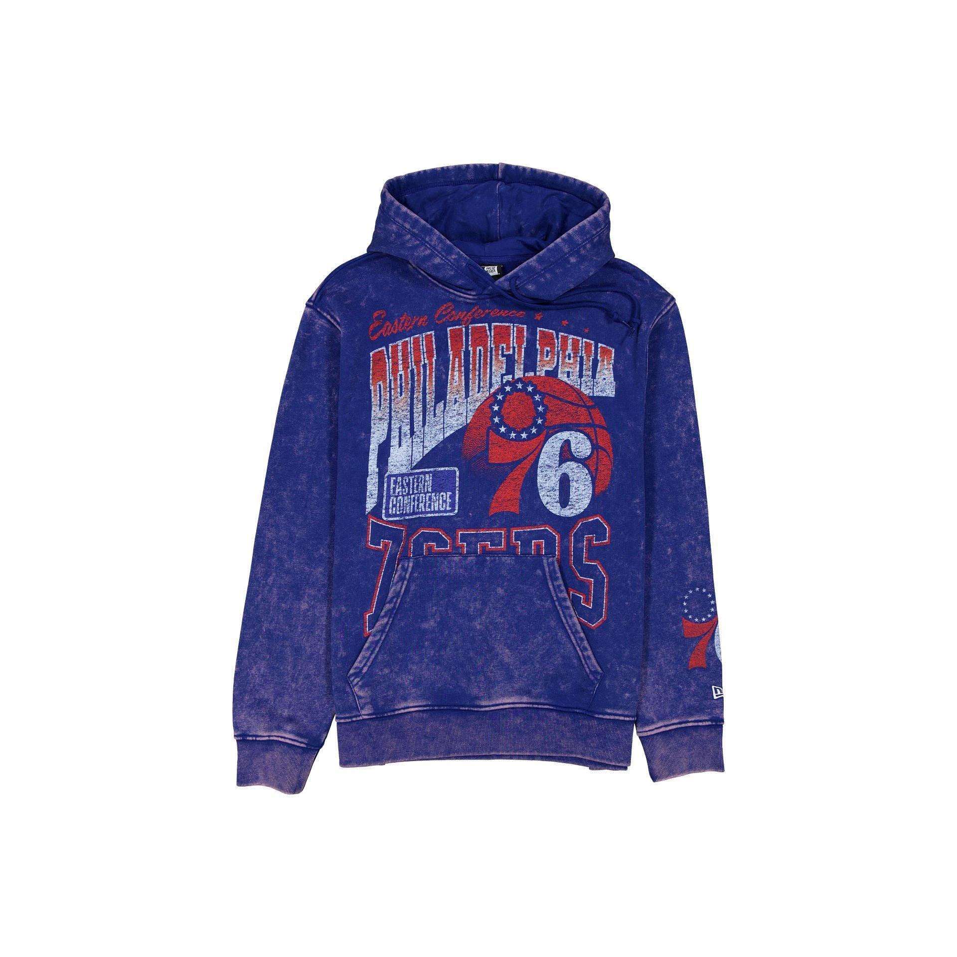 Philadelphia 76ers Sport Classics Washed Hoodie Male Product Image