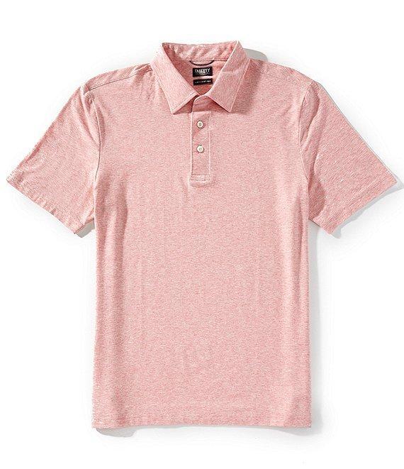 Faherty Movement Heather Short Sleeve Polo Shirt Product Image