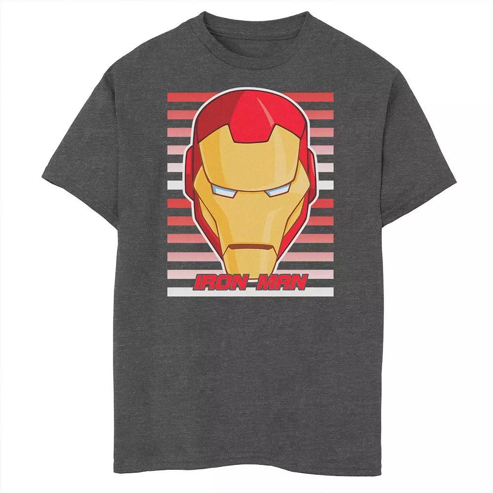 Boys 6-20 Marvel Avengers Assemble Iron Man Face Tee, Boy's,  Product Image