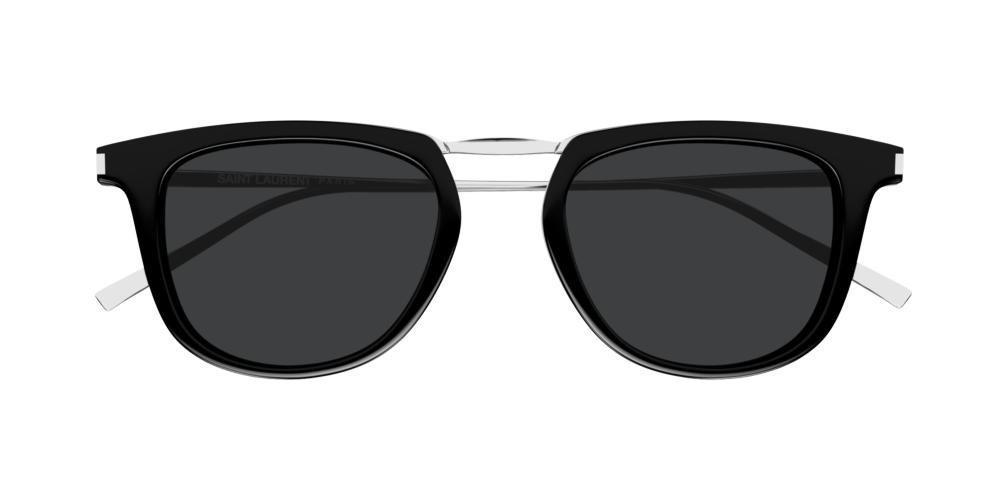 SAINT LAURENT Eyewear Square Frame Sunglasses In Black Product Image