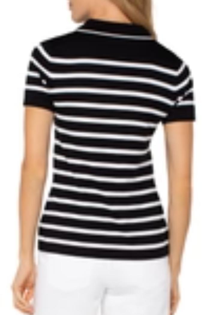 Short Sleeve Collared Sweater Product Image