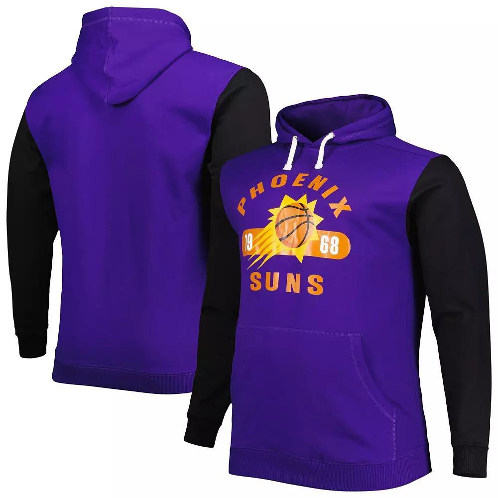 Men's Fanatics Branded Purple/Black Phoenix Suns Big & Tall Bold Attack Pullover Hoodie, Size: 4XLT, Phx Purple Product Image