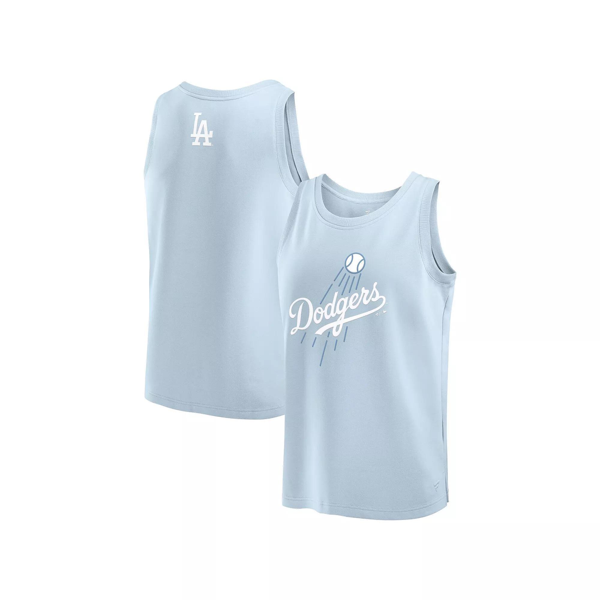 Men's Fanatics Light Blue Los Angeles Dodgers Elements Tank Top, Size: 2XL Product Image