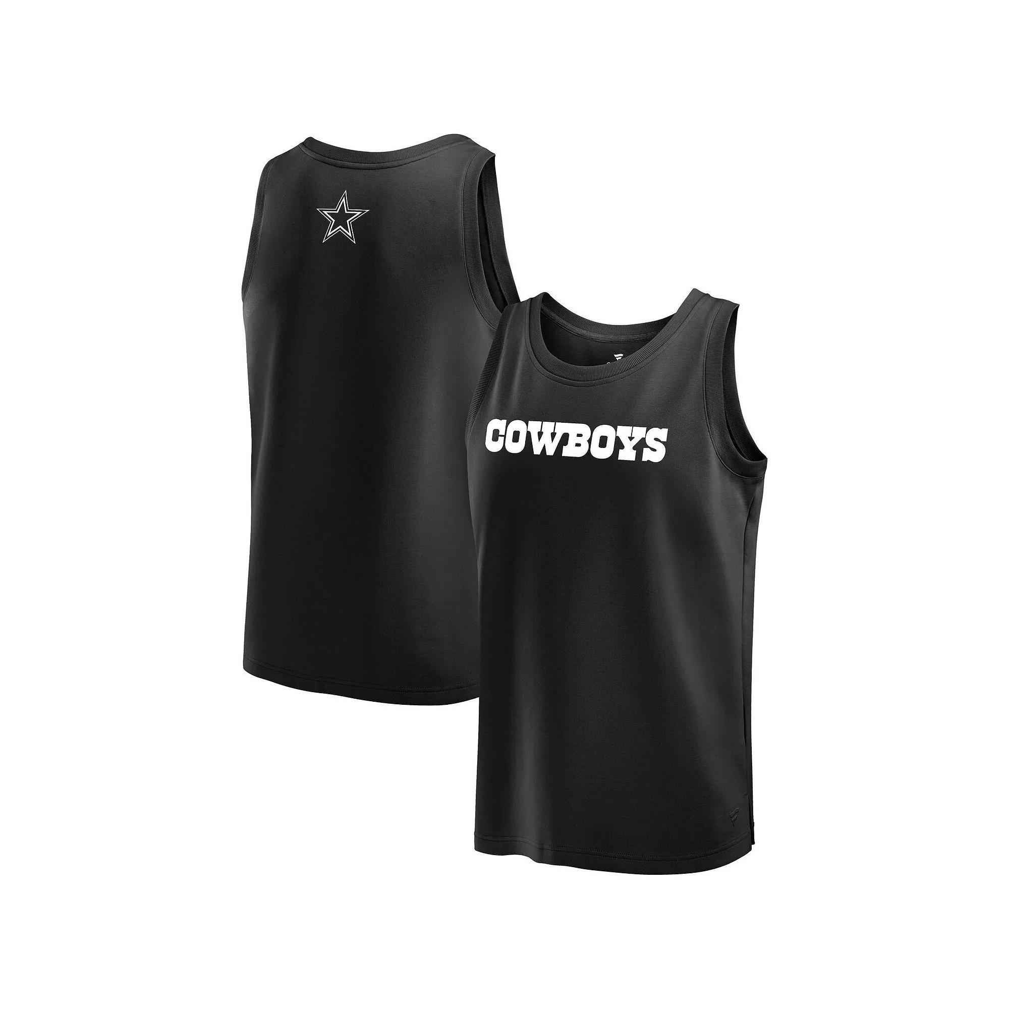 Men's Fanatics Black Dallas Cowboys Elements Tank Top, Size: Small Product Image