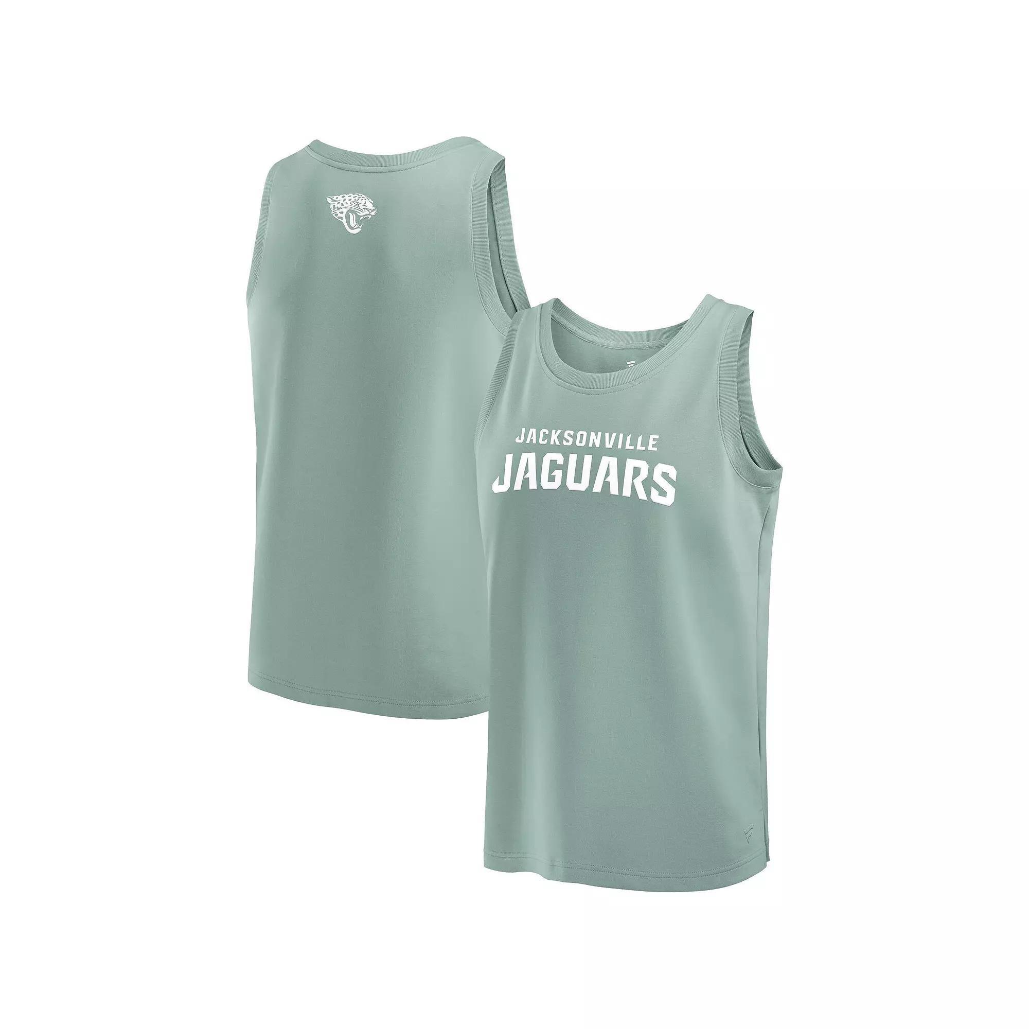 Men's Fanatics Mint Jacksonville Jaguars Elements Tank Top, Size: 4XL, Team Product Image