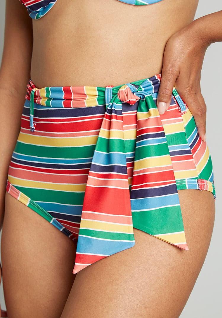 The Greta High-Waisted Bikini Bottom Product Image