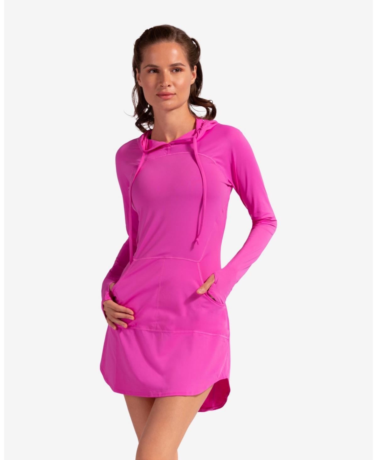 Womens Upf 50+ Sun Protection Hoodie Dress Product Image