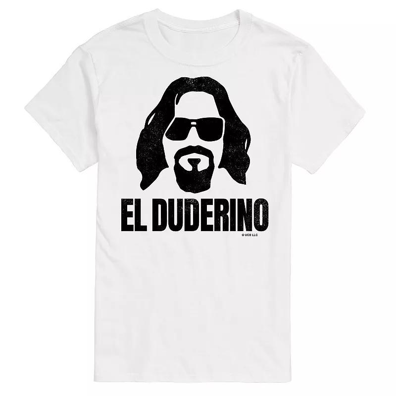 Big & Tall The Big Lebowski El Duderino Tee, Men's, Size: 4XB, White Product Image